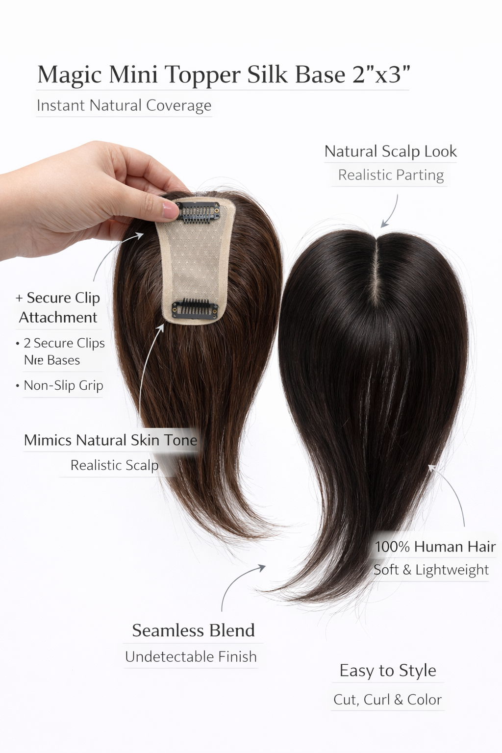 2*3 MAGIC MINI SILK TOPPER