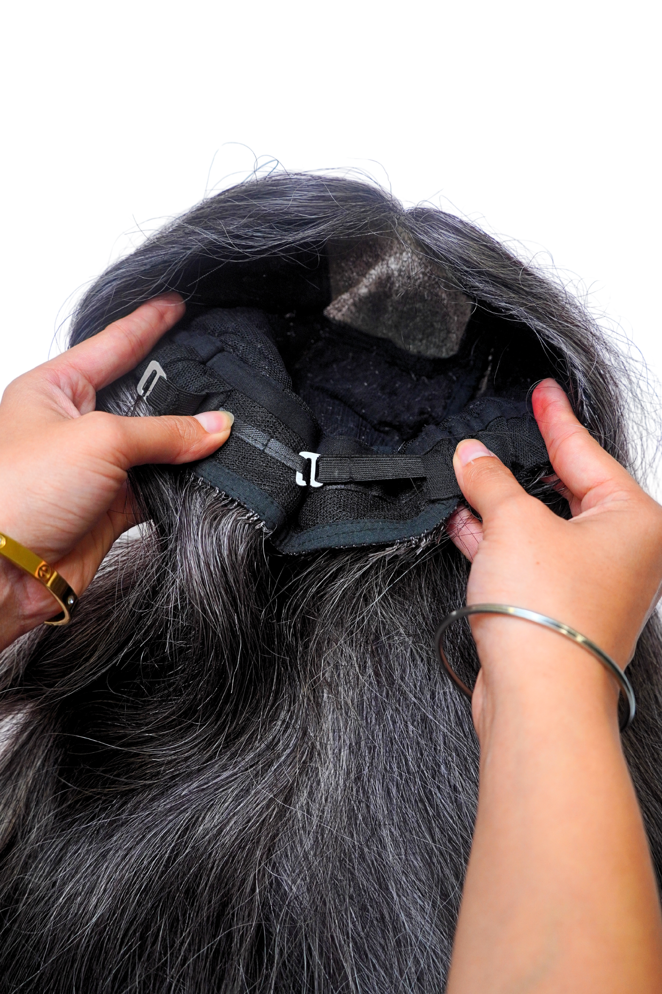 Salt And Pepper Mix Hair Wig