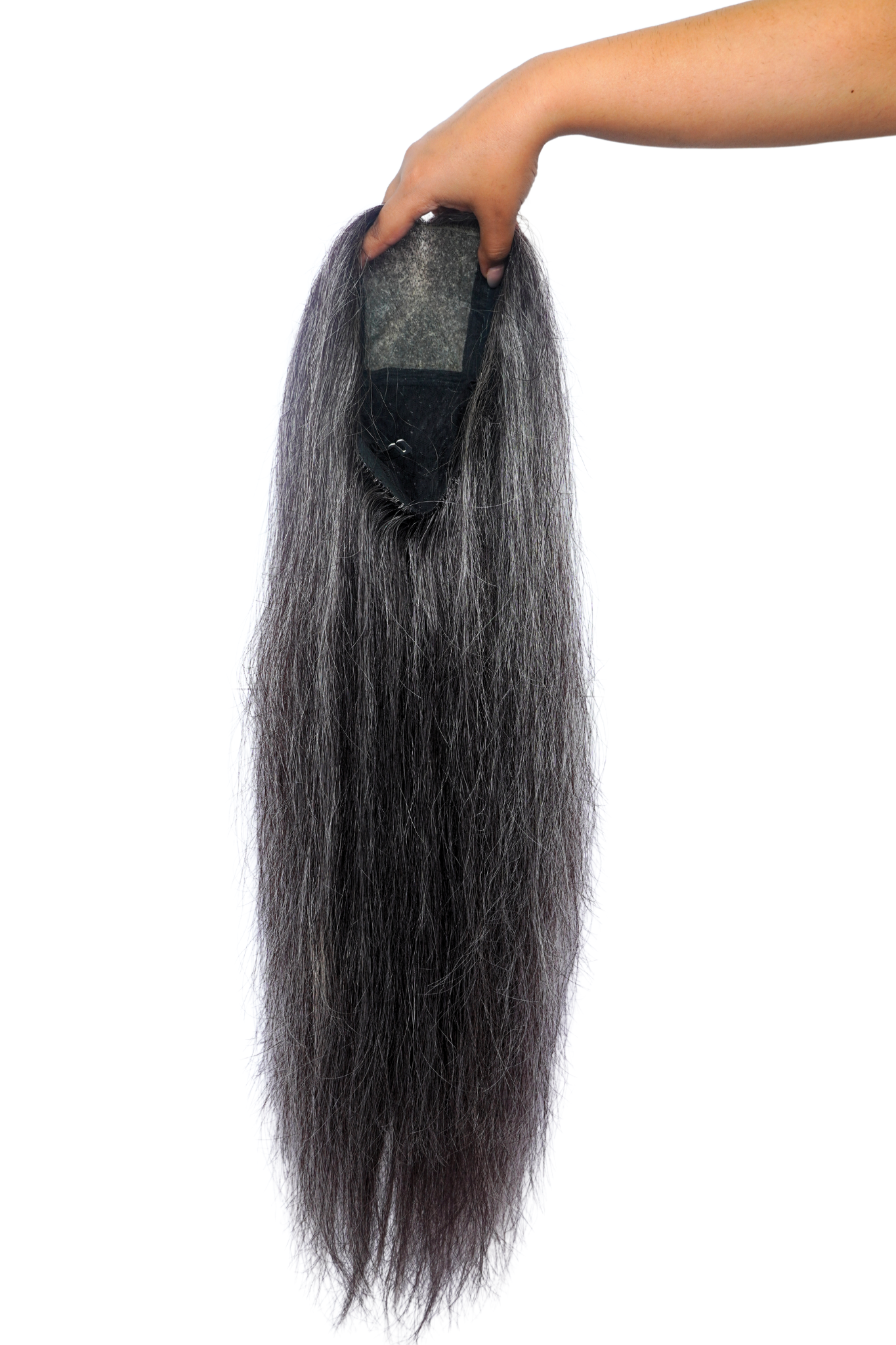 Salt And Pepper Mix Hair Wig