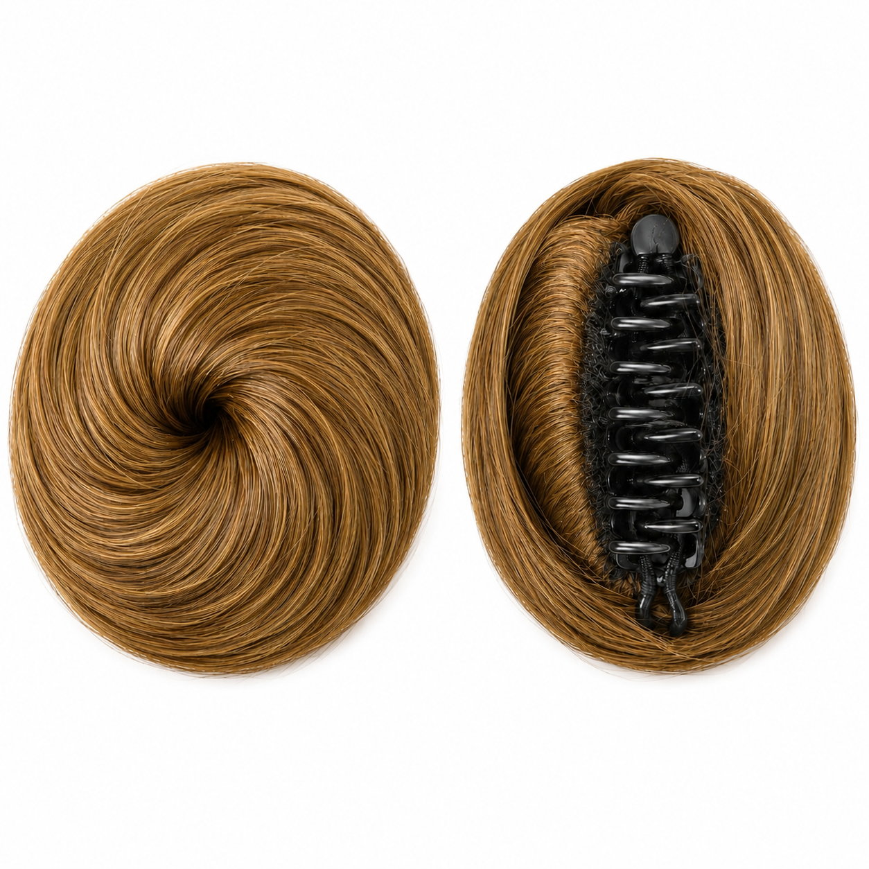 CLAW CLIP DONUT BUN (GOLDEN BROWN)