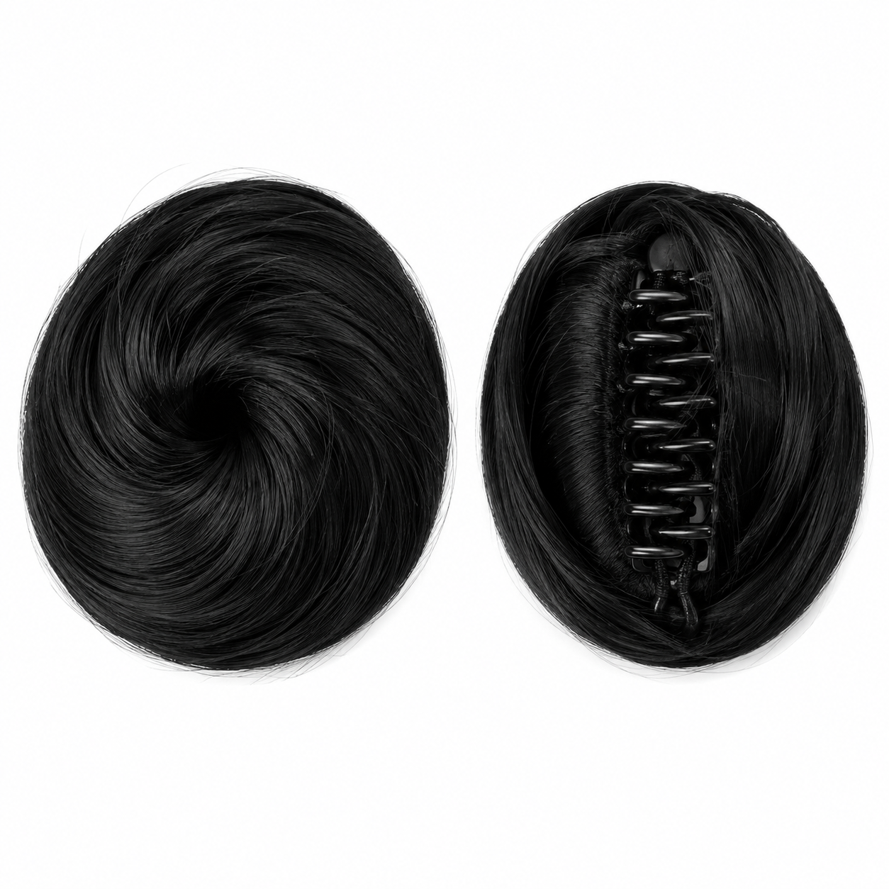 CLAW CLIP DONUT BUN (NATURAL BLACK)