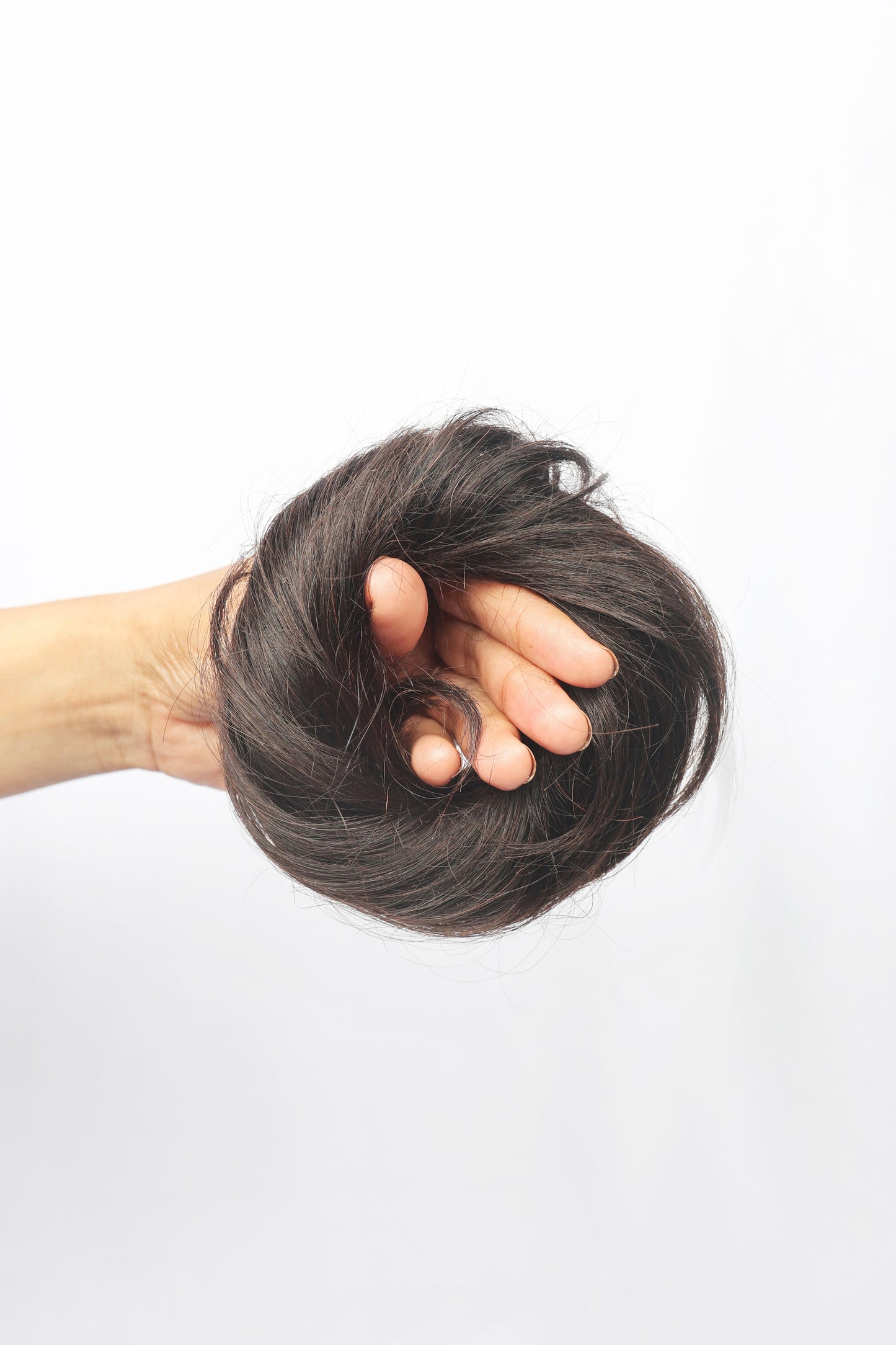 DONUT SCRUNCHIE (NATURAL BROWN)