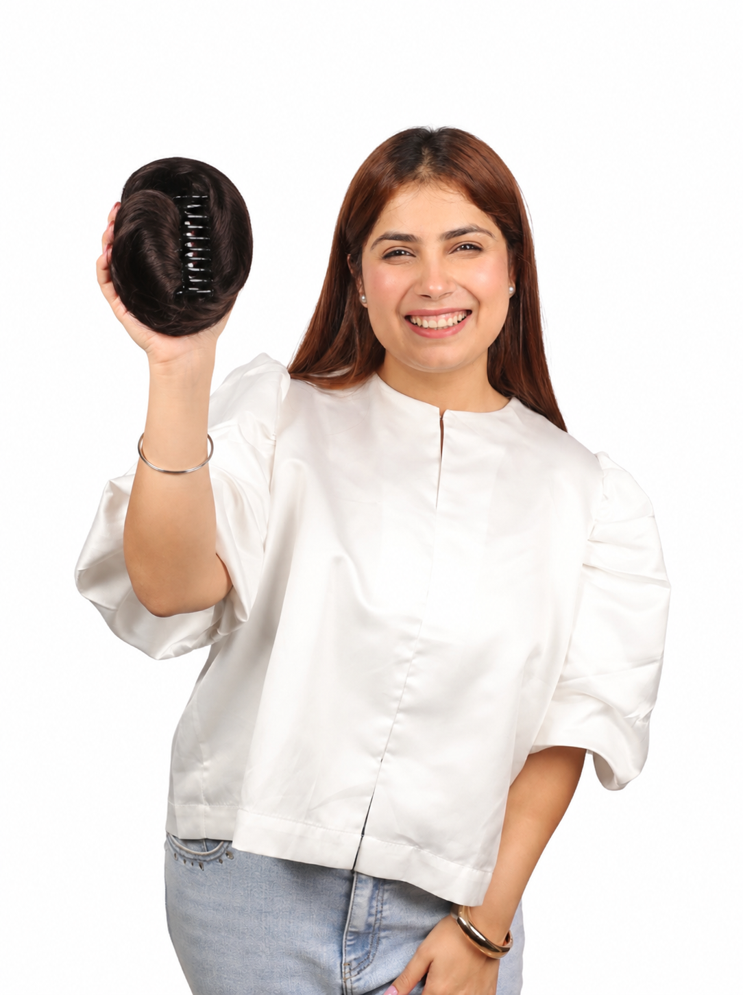 CLAW CLIP DONUT BUN (NATURAL BLACK)