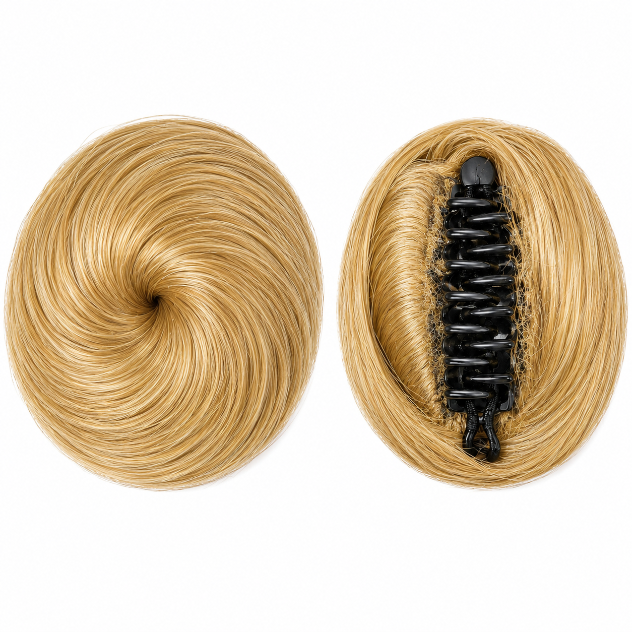 CLAW CLIP DONUT BUN (BLONDE)
